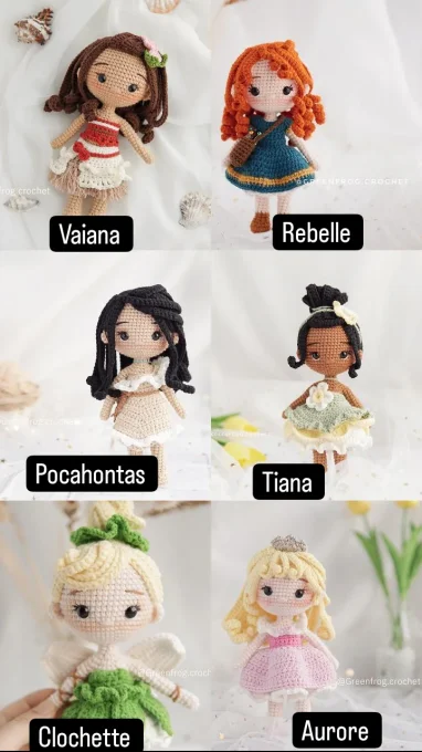 Princesse crochet